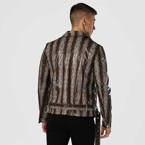 Veste de motard en cuir pour hommes de meilleure qualité personnalisée Tendance à la mode Fabricant pakistanais Veste en cuir pour hommes - Product Image 5