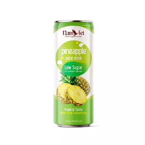 Mejor venta 10,8 Floz Tropical Taste Piña Jugo Bebida Muestra gratis, Etiqueta privada al por mayor (OEM, ODM) - Product Image 1