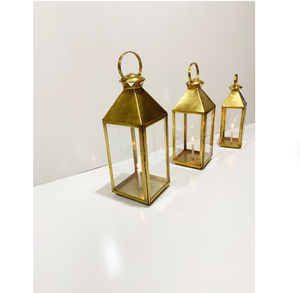 Trendy Golden <b>Brass</b> Moroccan Candle <b>Lanterns</b> Golden Wedding Decoration <b>Lantern</b> Handmade Coustmized Moroccan <b>Lantern</b> - Product Image 2
