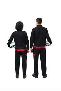 Venta al por mayor de alta calidad de logotipo personalizado de impresión de diseño transpirable a prueba de viento de algodón poliéster TELA DE TRABAJO overol uniformes - Product Image 3