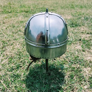 Casco de vikingo medieval personalizable DIY con estilo, hoja de acero de alto carbono, mango de acero inoxidable, disfraz griego portátil de cuero - Product Image 6