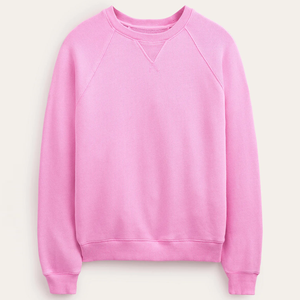 Sweat-shirts surdimensionnés pour femmes en coton 100% de haute qualité, manches raglan, imprimés personnalisés, broderie sur le devant, coupe ajustée - Product Image 5