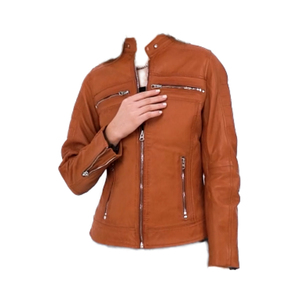 Veste d'hiver pour homme sur mesure, haute qualité, 100% cuir véritable, couleur noire, vestes en cuir pour homme - Product Image 3