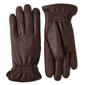 Gants en cuir véritable tendance hiver 2026 en gros, logo personnalisé, gants chauds pour le ski, le cyclisme, les activités de plein air décontractées - Product Image 3