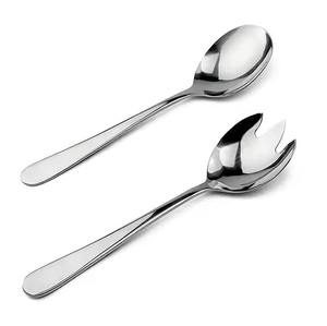 Serveur à salade de luxe pour servir la salade, nouveau design, ensemble de couverts, nouveau couverts en métal, cuillère et fourchette - Product Image 6