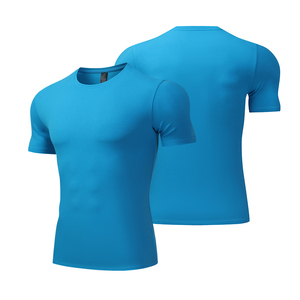 เสื้อยืดหลากสีฤดูร้อน ผ้าฝ้าย 95% สแปนเด็กซ์ 5% น้ำหนัก 180 กรัม เสื้อยืดออกกำลังกาย คอกลม สกรีนโลโก้ได้ สำหรับผู้ชาย - Product Image 4