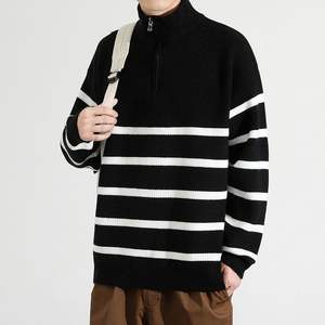 Pull-over rétro pour homme en polyester/nylon imprimé avec caractéristiques anti-boulochage, séchage rapide et respirant, logo frontal pour l'hiver - Product Image 6