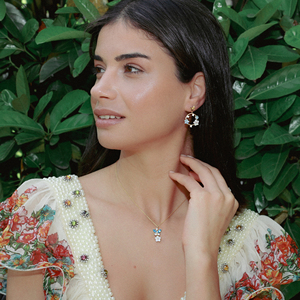 Délicat frais Simple papillon fleur forme boucles d'oreilles pendantes à la main 925 bijoux en argent Sterling turc en gros - Product Image 4