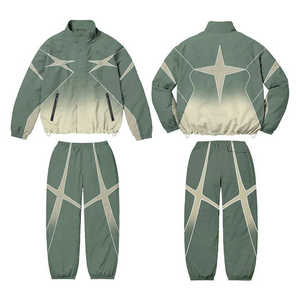 Trajes Deportivos Cortavientos Unisex con MOQ Bajo, Impermeables, Estampados con Pedrería, Sólidos, Transpirables, 100% Nailon, para Verano - Product Image 5