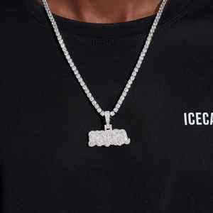 จี้ห้อยคอ NAKOA สลักชื่อตามสั่ง ชุบทอง 14K ประดับโมอิสซาไนต์ - Product Image 5