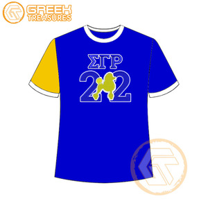 Vente en gros de t-shirt Sigma Gamma Rho pour femmes vêtements de sororité jersey de coton t-shirt respirant de haute qualité vêtements grecs pour femmes - Product Image 1