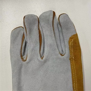 Gants de soudage en cuir de vachette certifiés EN420, résistants à la chaleur, personnalisés, de sécurité, 16 pouces, pour l'extérieur, quatre saisons, Pakistan - Product Image 6