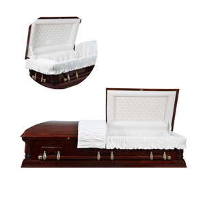 Ataúdes y ataúdes de cremación de madera natural personalizables hechos en Vietnam-Suministros funerarios de primera calidad por proveedor local de ataúdes - Product Image 4