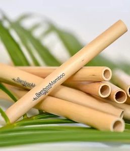 Ensemble de pailles à boire en bambou 100% naturel pour Bubble Tea, logo gravé au laser personnalisé, réutilisables, fabricant OEM, fabriqué au Vietnam - Product Image 5