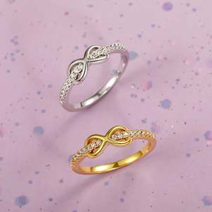 Bague éternelle Jeulia Dainty à taille émeraude pour femme, cadeau d'anniversaire - Product Image 4