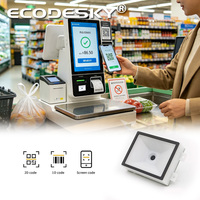 Lector de Códigos de Barras 1D 2D EMT8020Cmini, Módulo Escáner de Códigos QR con Interfaz USB RS232, en Stock
