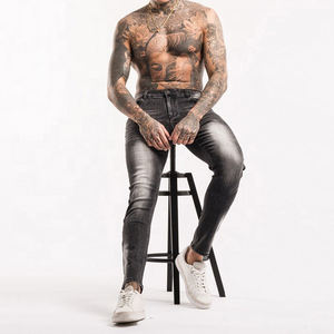 Jeans moulants pour hommes Slim 2024 à la mode couleurs personnalisées pantalon en denim moderne de haute qualité prix de gros bon marché - Product Image 4