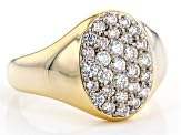 925 Sterling Silver Handmade Moissanite With Gold Plating Silver <b>Mens</b> Band <b>Ring</b> <b>for</b> Wedding Party Featuring Classic Diamond <b>Ring</b> - Product Image 3