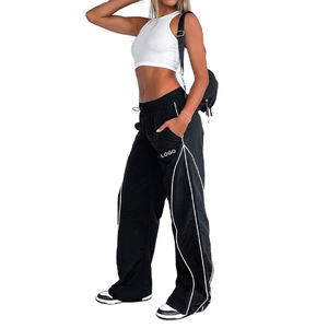กางเกงวอร์มออกกำลังกายทรงหลวมสำหรับผู้หญิง ขายส่งแบบกำหนดเองได้ - Product Image 4