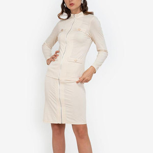 Top de manga larga con cremallera de algodón para mujer, novedad de verano, venta en línea a bajo precio - Product Image 6