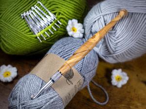 Ganchos de Crochet de Madera Suaves para Principiantes y Expertos - Accesorios Creativos Hechos a Mano de Alta Calidad y Ecológicos - Product Image 3