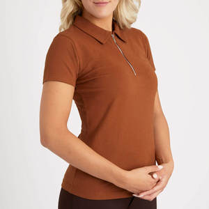 2026 imprimé polos 100% coton pour femmes Top qualité nouveau personnaliser coton Polyester femmes imprimé polos - Product Image 4