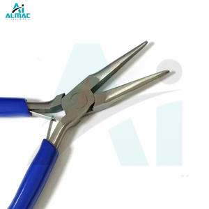ALMAC OEM Alicates de punta afilada de acero inoxidable personalizables herramientas multifuncionales para hacer joyas Alicates de punta de aguja dentada - Product Image 2