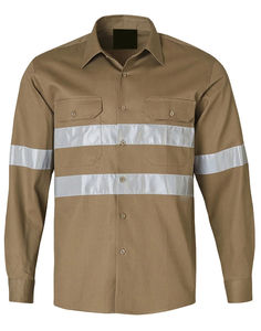 เสื้อเซฟตี้สะท้อนแสงสำหรับงานอุตสาหกรรม เสื้อผ้าสำหรับงานก่อสร้าง ระบายอากาศได้ดี รับสกรีนโลโก้ ขายส่ง ส่งออก - Product Image 1