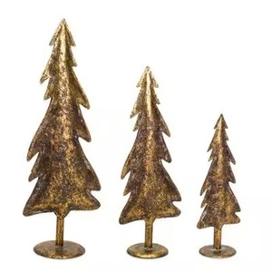 Árbol de Navidad de Metal para Mesa, Decoración Elegante Hecha a Mano para Celebraciones Invernales, Arreglo Festivo para Mesa del Hogar - Product Image 4