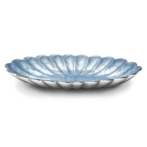 Bols de service décoratifs fantaisie en aluminium en forme de coeur couleur noire bols de service de nourriture à usage multiple de table - Product Image 5