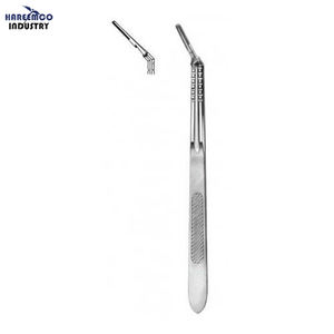 Mangos de bisturí de acero inoxidable ligero Manual instrumento quirúrgico de alta calidad corte de precisión reutilizable directo de fábrica - Product Image 1