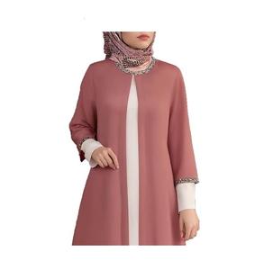Abaya musulmane de qualité supérieure pour femmes Abaya musulmane respirante d'extérieur pour femmes avec votre propre logo personnalisé - Product Image 3
