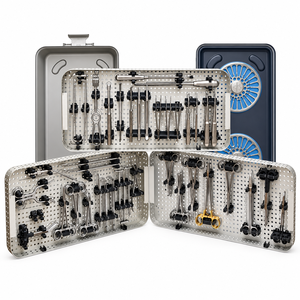 Ensemble d'instruments chirurgicaux orthopédiques manuels en acier inoxydable pour l'arthroscopie, kit d'outils de réparation du genou avec norme de sécurité MOL - Product Image 3