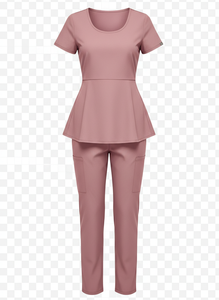 Uniformes Médicos de Enfermería de Manga Corta con Cuello en V, Conjuntos de Uniformes Quirúrgicos de Spandex para Hospital, los Más Vendidos - Product Image 4