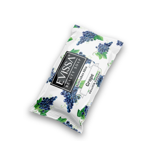 85g Grape Flowpack Beauty Soap Bar Moisturizing Fruity Scented Bath Soap Bulk Packing for Fresh Skin and Deep Cleansing EVISSA - Product Image 1