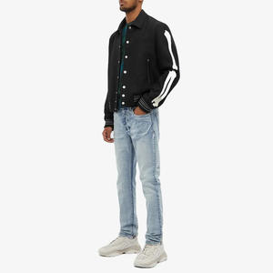 Miếng Vá Thêu Chất Lượng Cao Tùy Chỉnh OEM Áo Khoác Nam Ngoại Cỡ Áo Khoác Chữ Bằng Da Len - Product Image 4