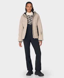 Top 2026 Logo personnalisé fermeture éclair doudoune pour femmes grande taille épais vêtements d'hiver col montant bulle conception tissé tissu teint - Product Image 6