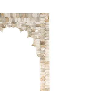 Arched Mother of <b>Pearl</b> Wall Mirror Handmade Shell Inlay <b>Frame</b> Luxury For Home Living Room Wall Decorative Mirror - Product Image 4