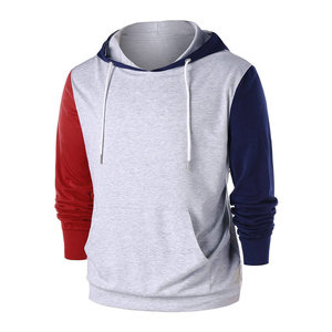 เสื้อฮู้ดดี้บุขนแกะผู้ชายคุณภาพสูงแบบสั่งทำพิเศษสำหรับฤดูหนาว ทรงโอเวอร์ไซส์ ผ้าฝ้าย 100% กันน้ำ ปักลายบล็อกสี - Product Image 6