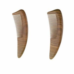 Peine para Piojos de Madera de Neem de Calidad Original, Logotipo Personalizado, Uso en Salón y Hogar, Duradero, Hecho a Mano, Ayuda al Crecimiento del Cabello y Reduce la Caída - Product Image 2