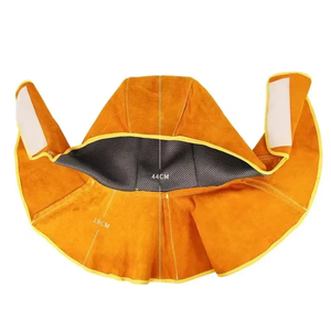 Gorras de capucha de prendas de seguridad de trabajo de cuero dividido personalizadas de alta calidad - Product Image 6