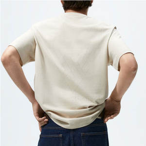 Camiseta de Hombre de Secado Rápido, Corte Regular, Hombros Caídos, Cuello Redondo y Mangas Cortas Sólidas, Servicio OEM, Transpirable - Product Image 2