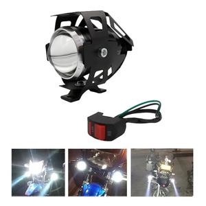 Faro LED para Motocicleta, Impermeable, con Lupa, Antiniebla Auxiliar Izquierda - Colores Surtidos - Product Image 3