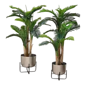 Classic Gold Metal Decorative Planter Flower <b>Pot</b> Different Sizes for Garden Living <b>Herbs</b> Container - Product Image 5