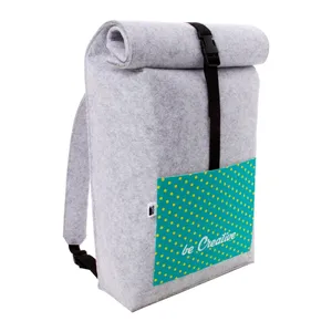 Sac à dos promotionnel durable CreaFelt RPET pour le merchandising - Product Image 1