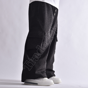 Pantalones de Nieve Grises de Moda con Tela Impermeable, Cintura con Cordón Ajustable, Bolsillos con Cremallera, Ventilación y Dobladillo Ajustado, Logotipo Personalizado - Product Image 2