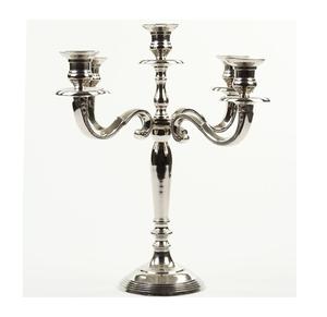 Candélabre de mariage en argent de meilleure qualité au design vintage pour la décoration d'éclairage bougeoirs en métal bougeoir - Product Image 2