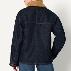 Latest Design Denim Jacket For Women's <b>Clothes</b> Stylish And Comfortable Fit Breathable Soft Touch Fabric Denim Jacket - Product Image 2