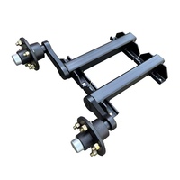 Nouvel essieu à torsion en caoutchouc noir de bonne qualité, moyeu de roue pour remorques légères, charge utile maximale de 1500 kg, certifié TS16949