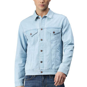 Ropa vaquera informal para hombre, Chaquetas vaqueras personalizadas, de alta calidad, con tu logotipo y diseño, 2023 - Product Image 1